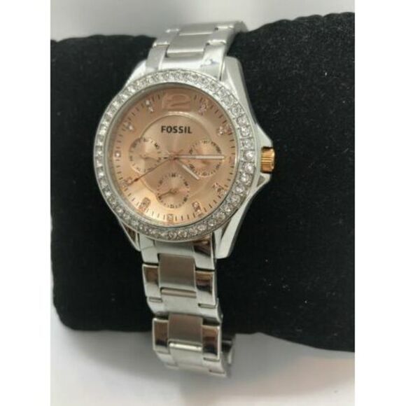 Fossil ES3766 Women's Watch Stainless Steel Bracelet Analog Quartz 38mm Case D70 - Picture 1 of 9